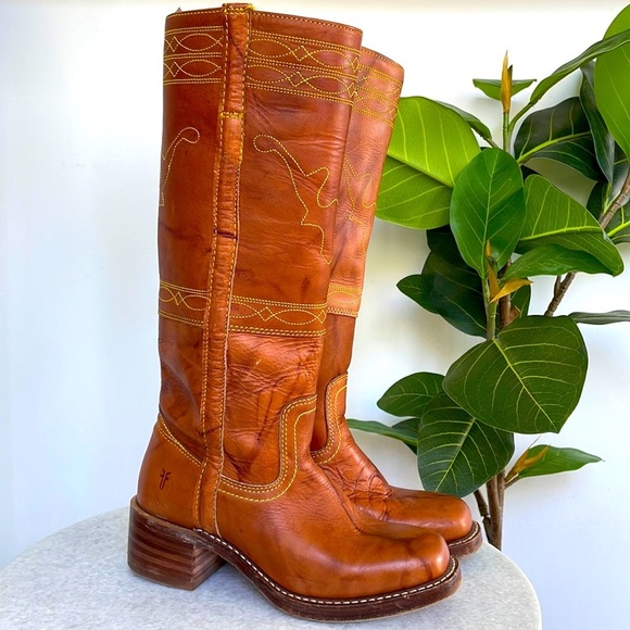 FRYE Campus Horse stitching Boots Size 9.5 Women’s - Picture 5 of 14